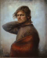 Jonny Andvik. Self Portrait. Wind
